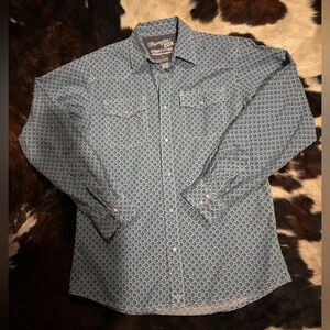 Wrangler 20X Competition Advance Comfort Western Shirt, Boys, XL